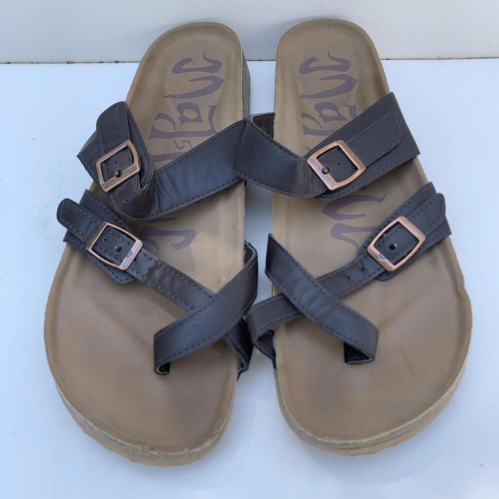 Blowfish Brown and Tan Sandals